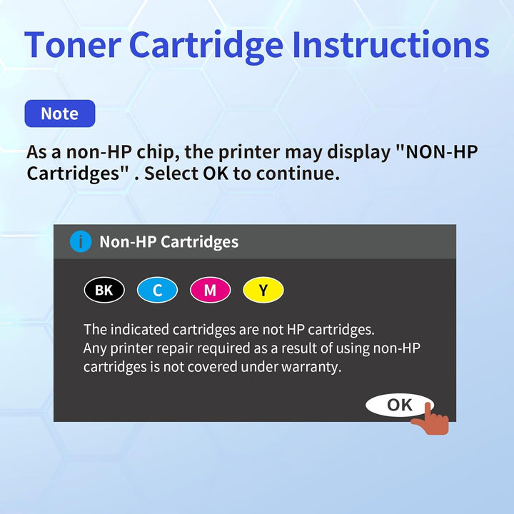 MYCARTRIDGE 219X Toner (MIT CHIP) Ersatz für HP 219X 219A für HP Color Laserjet Pro MFP 3302FDWG Ton