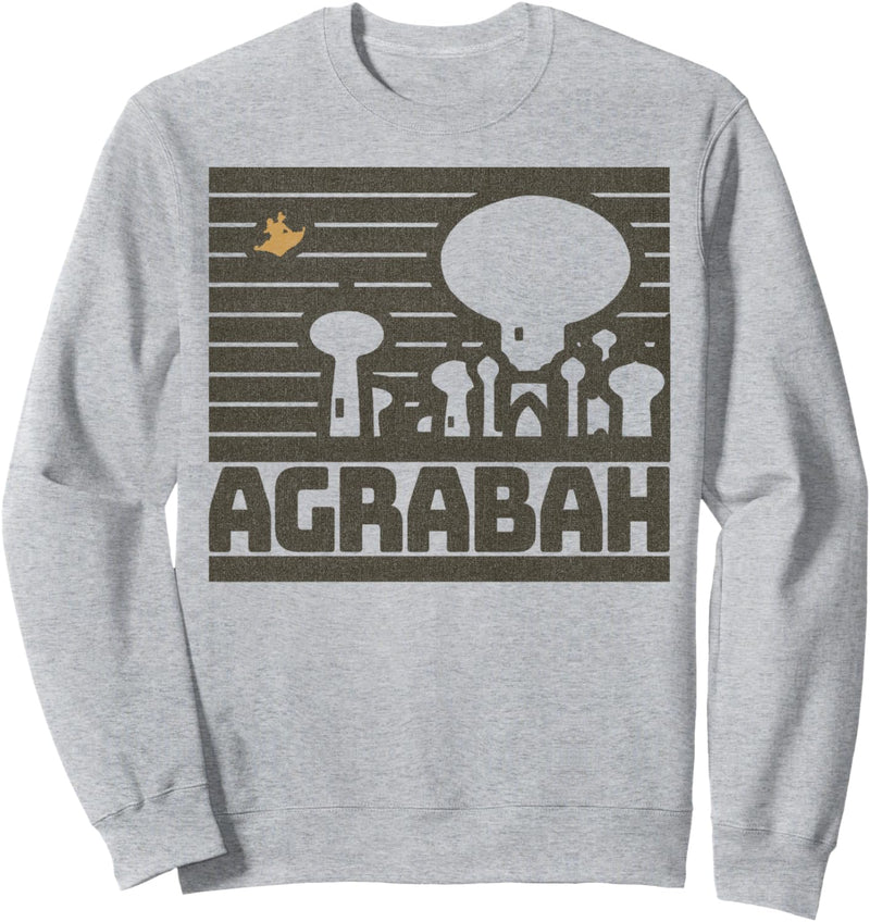 Disney Aladdin Agrabah Striped City Silhouette Sweatshirt