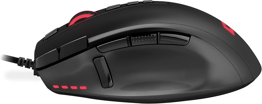 Lioncast ® LM15 Gaming Maus mit Kabel [PROGRAMMIERBARE Tasten] für PC - Beste MMO RGB Beleuchtung -