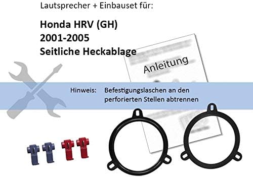 JBL Auto Lautsprecher Boxen Stage2 424 300 Watt 10 cm 2 Wege Koax passend für Honda HRV 2001-2005 Se