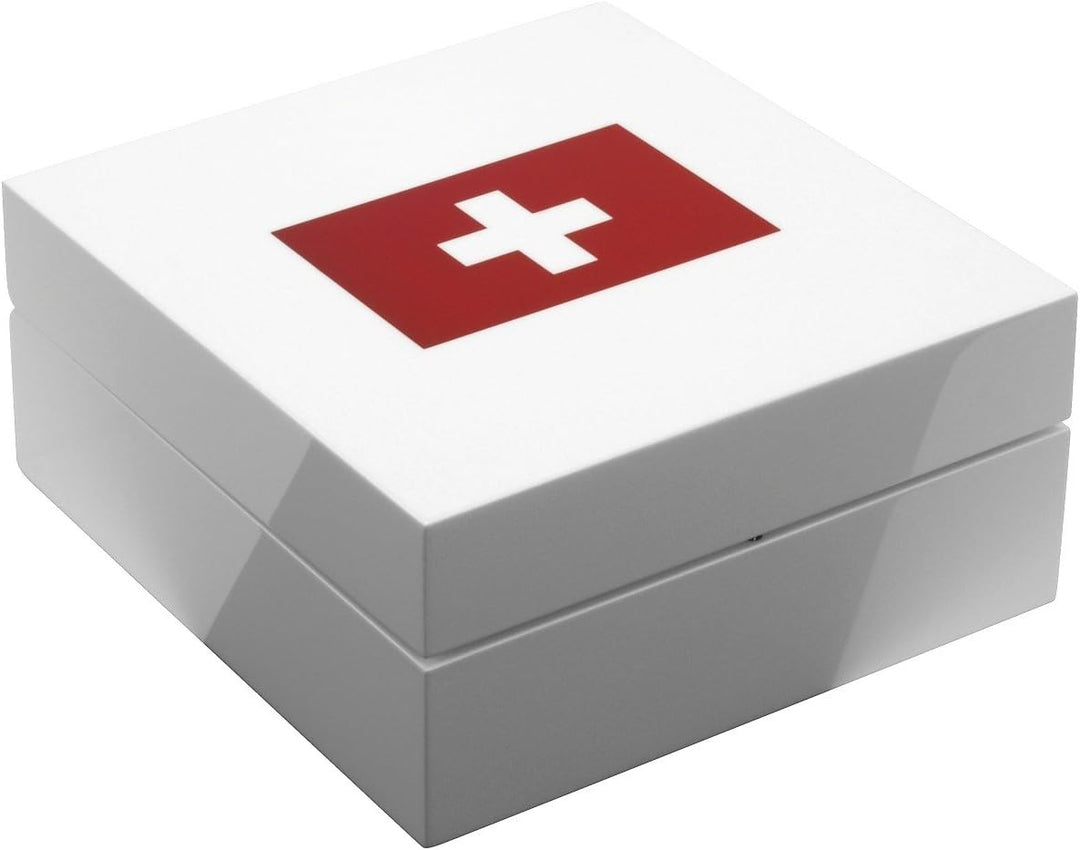 BULLONGȩ Uhrenbox ELESWISS piano white für 4 Armbanduhren