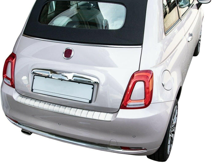 Ladekantenschutz Edelstahl MATT kompatibel für FIAT 500 FACELIFT | 500C CABRIO 2016-2020 | premium Q