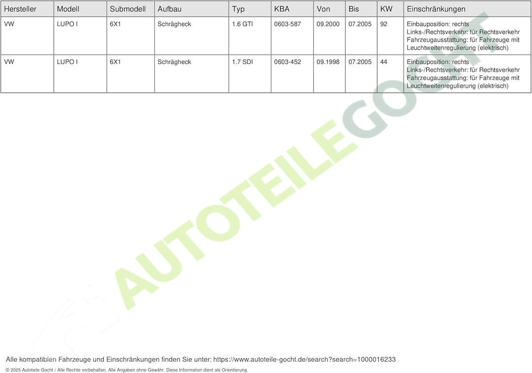 Magneti Marelli 710301194302 Hauptscheinwerfer, Recht mit LWR