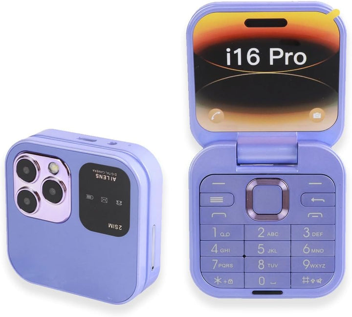 Yunir Klapphandy für Senioren, 2G Entsperrtes Senioren-Klapphandy, mit 1,77-Zoll-Bildschirm, Dual-SI