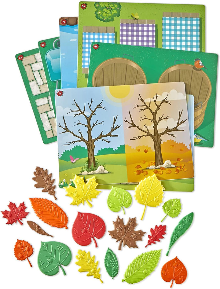 Learning Resources Sensorik-Blätter Mathe Aktivitätsset, Muster Spiel, Formen Puzzle, Muster Form, M