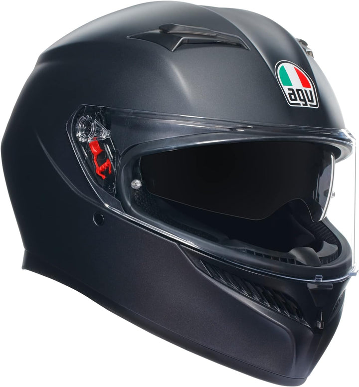 AGV - K3 E2206 MPLK Motorradhelm, Herren Integralhelm, ECE Vollvisierhelm mit Schweissabsorption, Sp