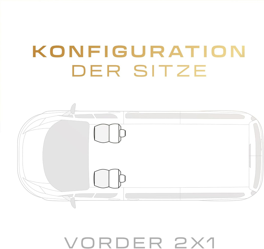 MOTOS Personalisierte sitzbezüge auto für Volkswagen Caddy II 1996-2004 Perfekt angepasste Autositzb
