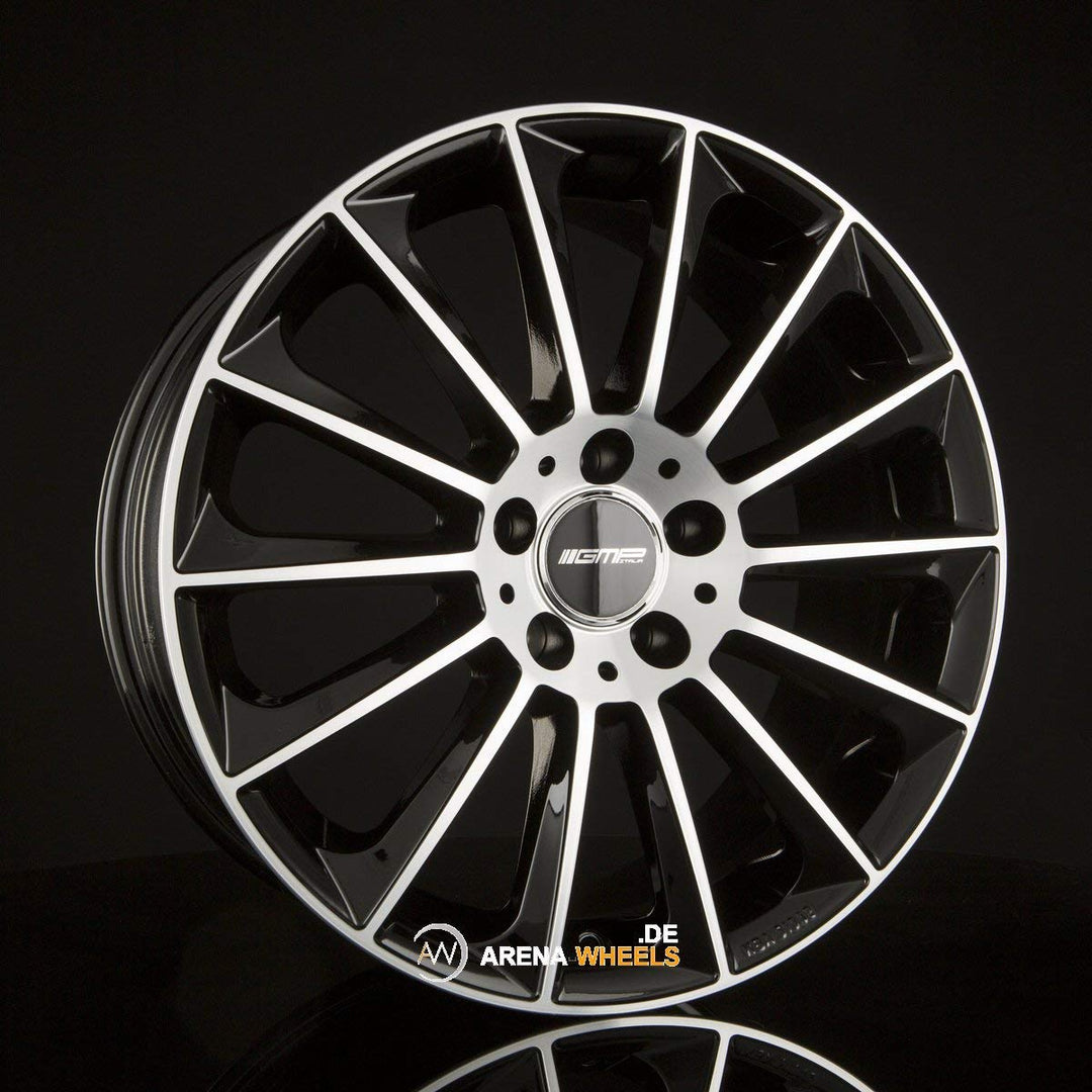 GMP Italia STELLAR 8,5x20 LK 5x112 Black polished Audi,Mercedes