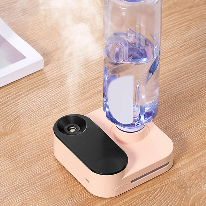 Mini-Wasserflaschen-Luftbefeuchter, Kompaktes Design, USB-Aufladung, Grosses Spray, Tragbarer Kabell