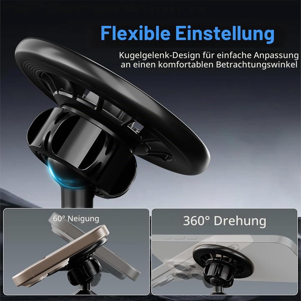 Autotelefonhalterung kompatibel passend für Model 3 2024 &amp; Model Y 2025 Magnetic Phone Mount for Tes