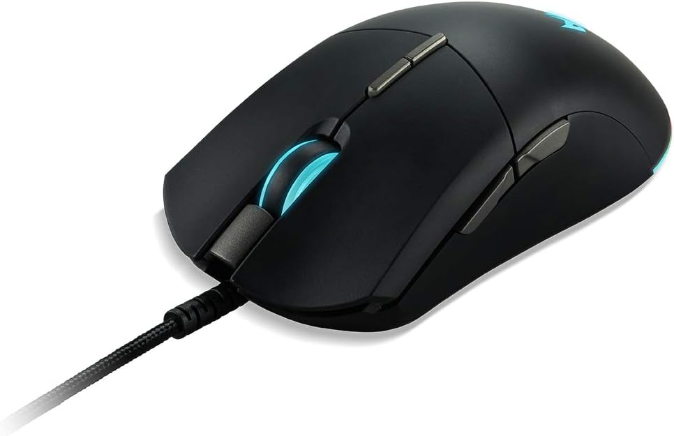 Acer Predator Maus Cestus 330, Gaming-Maus, ergonomisches Design, bis zu 16000 DPI, 5 DPI-Shift-Sett