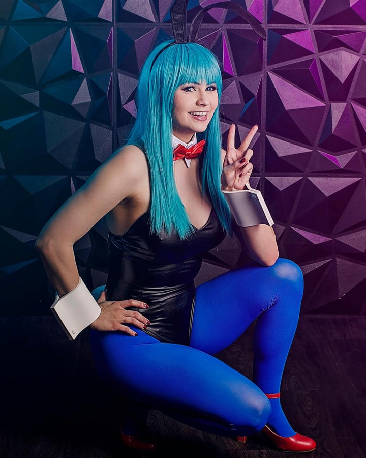 Bunny Kostüm Frauen Sakurajima Mai Cosplay Kostüm Anime Senpai Bunny Suit mit Ohren,Erwachsene Schwa