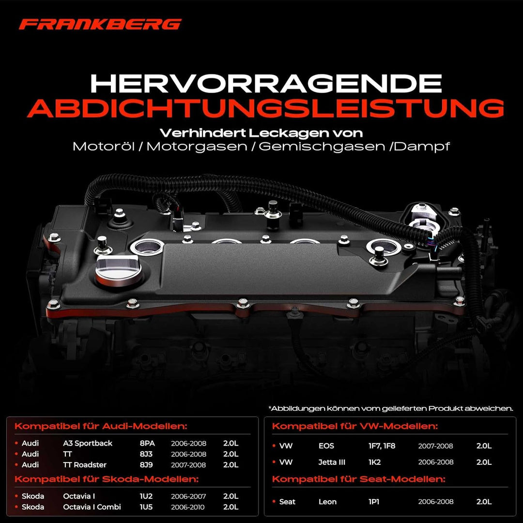 Ventildeckel Zylinderkopfhaube für J-e-t-t-a III EOS Golf Leon Octavia I A3 TT 2006-2013 06F103469F