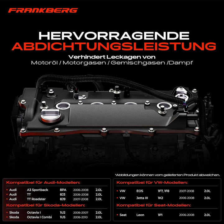 Ventildeckel Zylinderkopfhaube für J-e-t-t-a III EOS Golf Leon Octavia I A3 TT 2006-2013 06F103469F