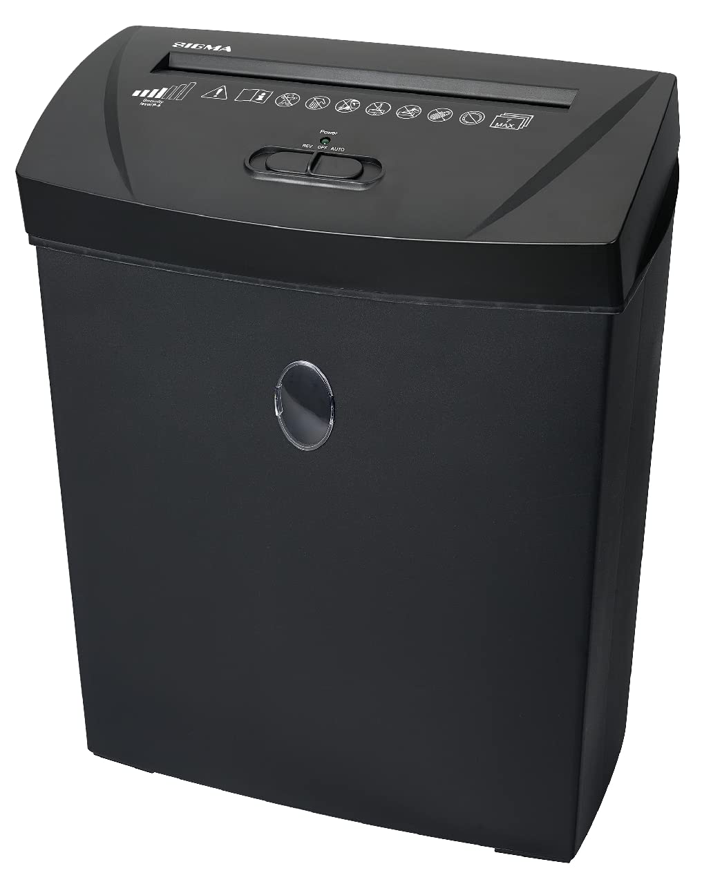 Sigma Aktenvernichter PCC 255, P-4, 33 x 18 x 38 cm, 185 W, schwarz