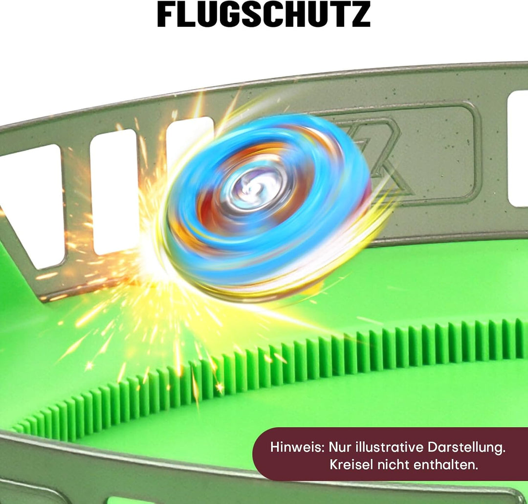 X Stadion Kampfset, Spinning Tops Arena mit X-Speedstrecke | kompatibel mit X-Spielzeug-Kreiseln, gr