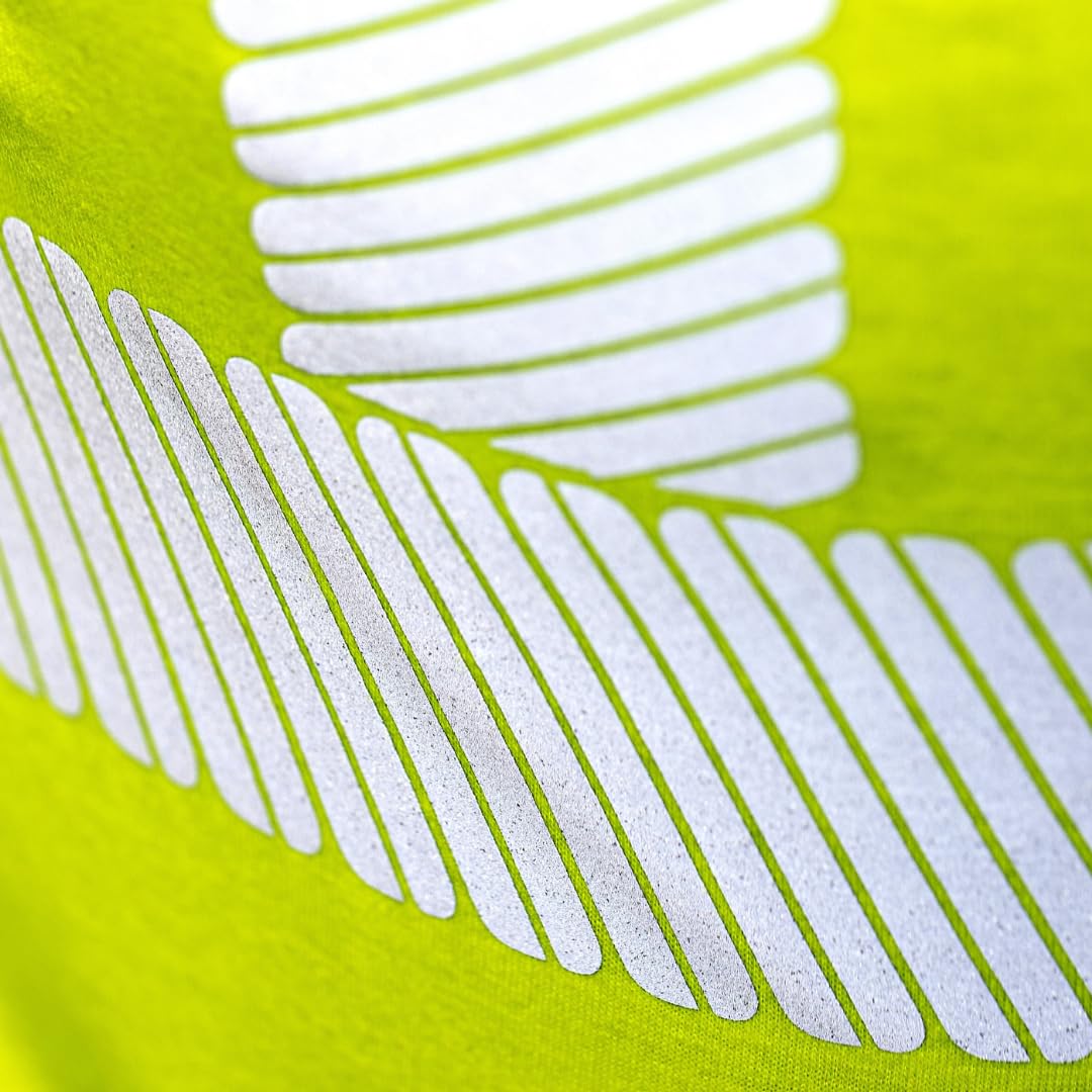 Högert Technik - JURAL II Warnschutz Polycotton-T-Shirt gelb L (52) | Warnweste Reflektierend Warnwe