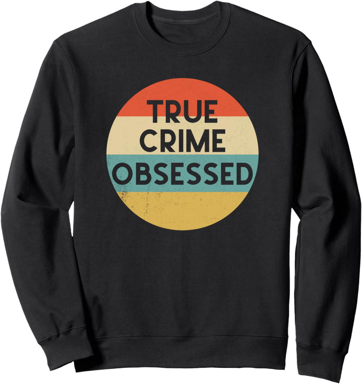 True Crime Retro Style Graphic Sweatshirt