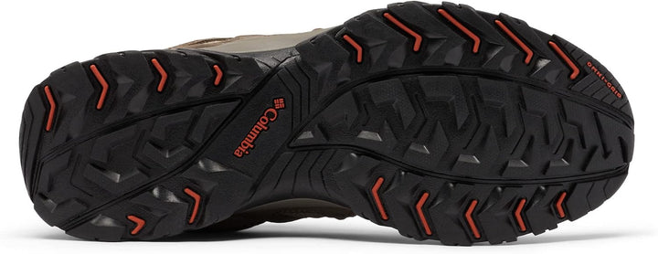 Columbia Redmond III WP wasserdichte Wanderschuhe für Herren 40 EU Pebble X Dark Sienna, 40 EU Pebbl