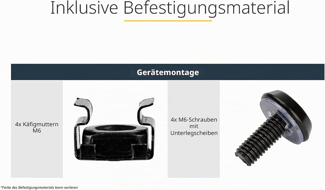 StarTech.com 1HE Fachboden - 1U perforiertes Universal-Rack-Montage-Regal für 19 Zoll Netzwerkschrän