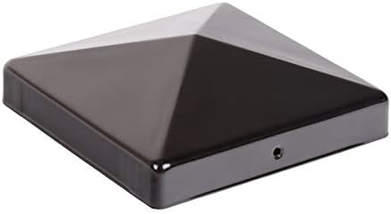 25x PFOSTENKAPPE PYRAMIDE STAHL SCHWARZ PULVERBESCHICHTET 91 x 91 MM 25 91 x 91 mm, 25 91 x 91 mm