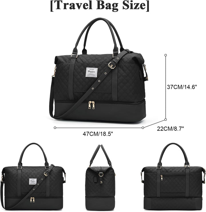 Reisetasche Damen Sporttasche Handgepäck Tasche Weekender Bag Schwimmtasche Wasserdicht Travel Bag D