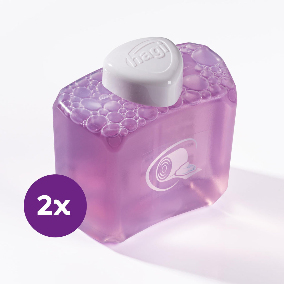 hagi Popo-Schaum: Nachfüllpackung für den automatischen hagi Schaumspender (Doppelpack 2 × 180 ml) 1