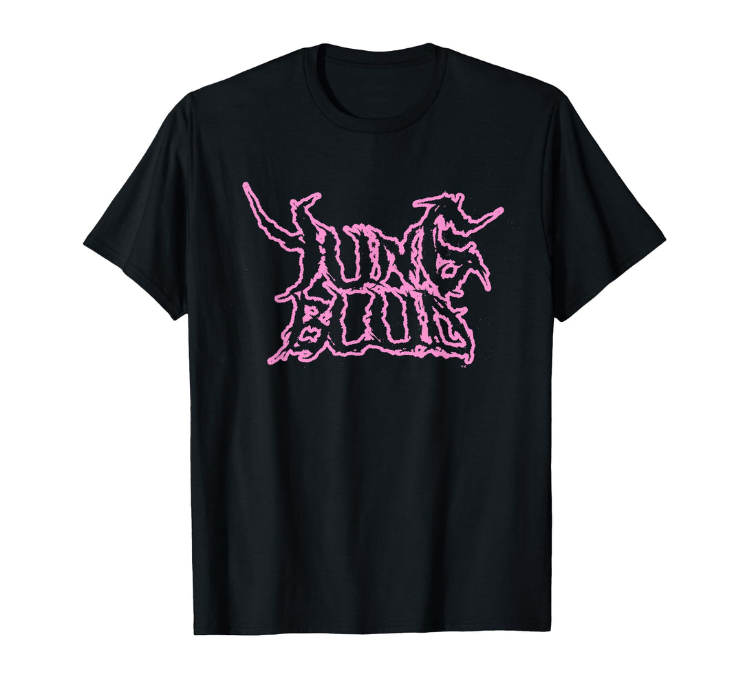 Offizielles Yungblud Deadhappy Pink & Schwarz T-Shirt