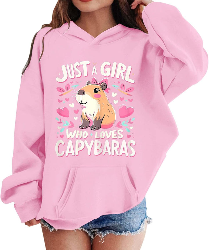 Generisch 2025 Kapuzenpullover und Sweatshirts für Mädchen für Herbst und Winter. Stilvoller Kapuzen