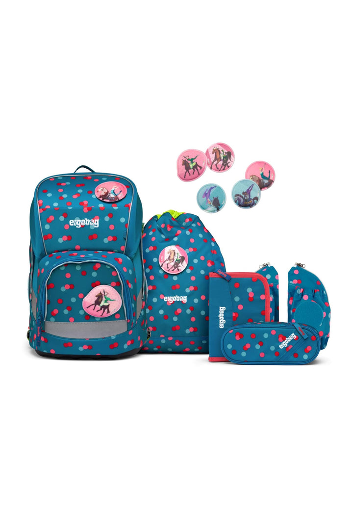 ergobag Unisex Kinder Schulranzen Set Rucksack Einheitsgrösse Mehrfarbig (Mehrfarbig), Einheitsgröss