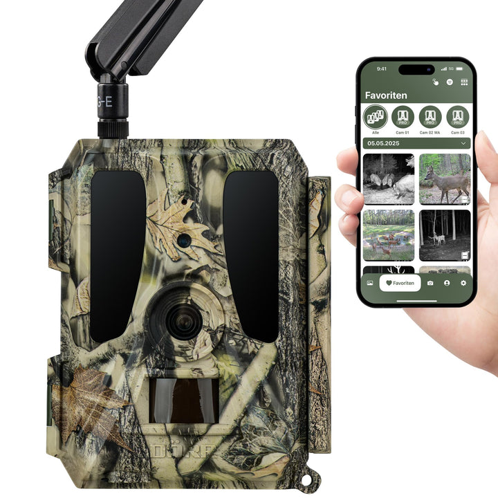 DÖRR Cloud Pro 4G Wildkamera, Überwachungskamera, 60°, Standard AA, iOS &amp; Android &amp; Web App, 4G Bild