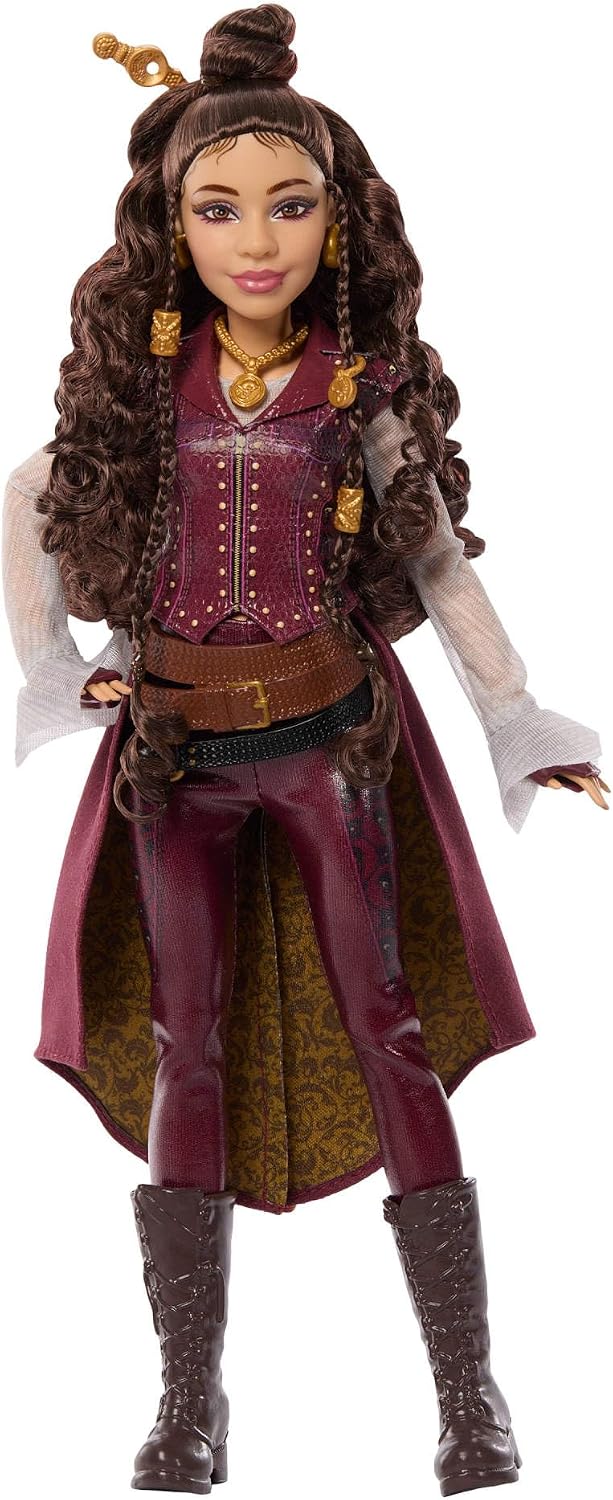 Mattel Disney „Descendants: Wicked Wonderland“ Modepuppe und Accessoires, Hazel Hook, Tochter von Ca