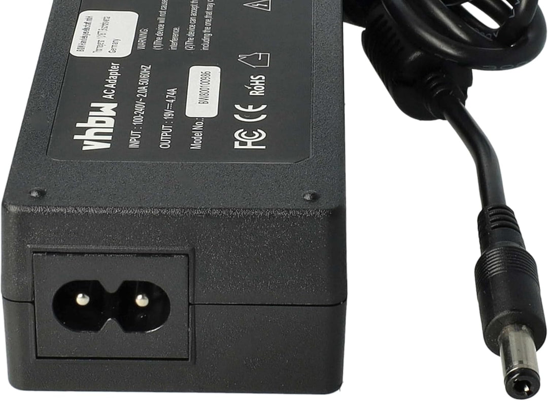 vhbw 1x Netzteil Ersatz für Acer 0335A1965, 25.10147.011, SADP-65KB für Notebook, 90 W