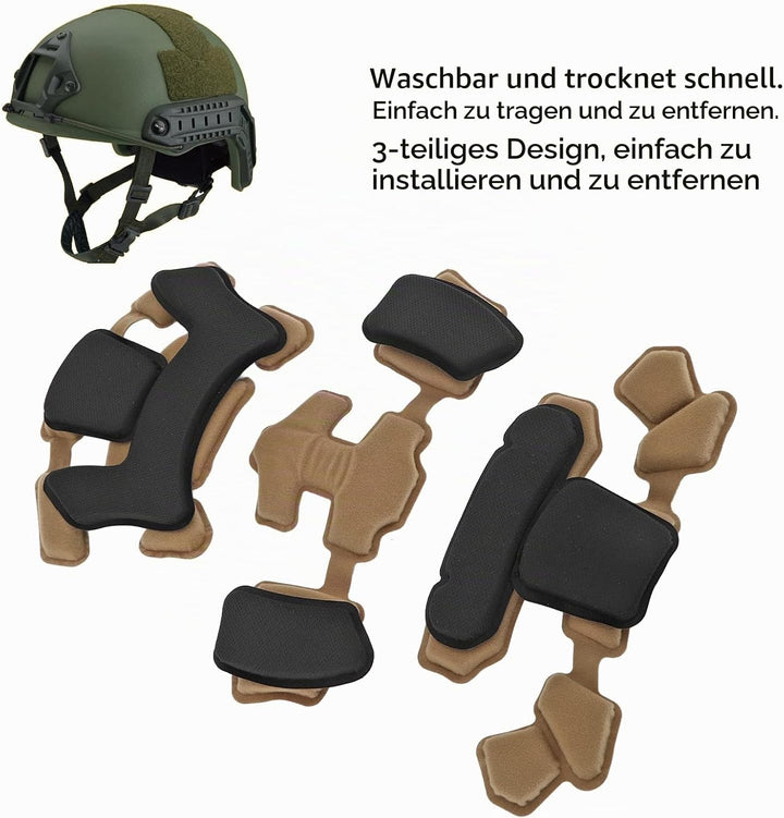 Taktischer Helm Dial Suspension System Kinnriemen für ACH, für Mich, für Team Wendy, für FMA, für EX