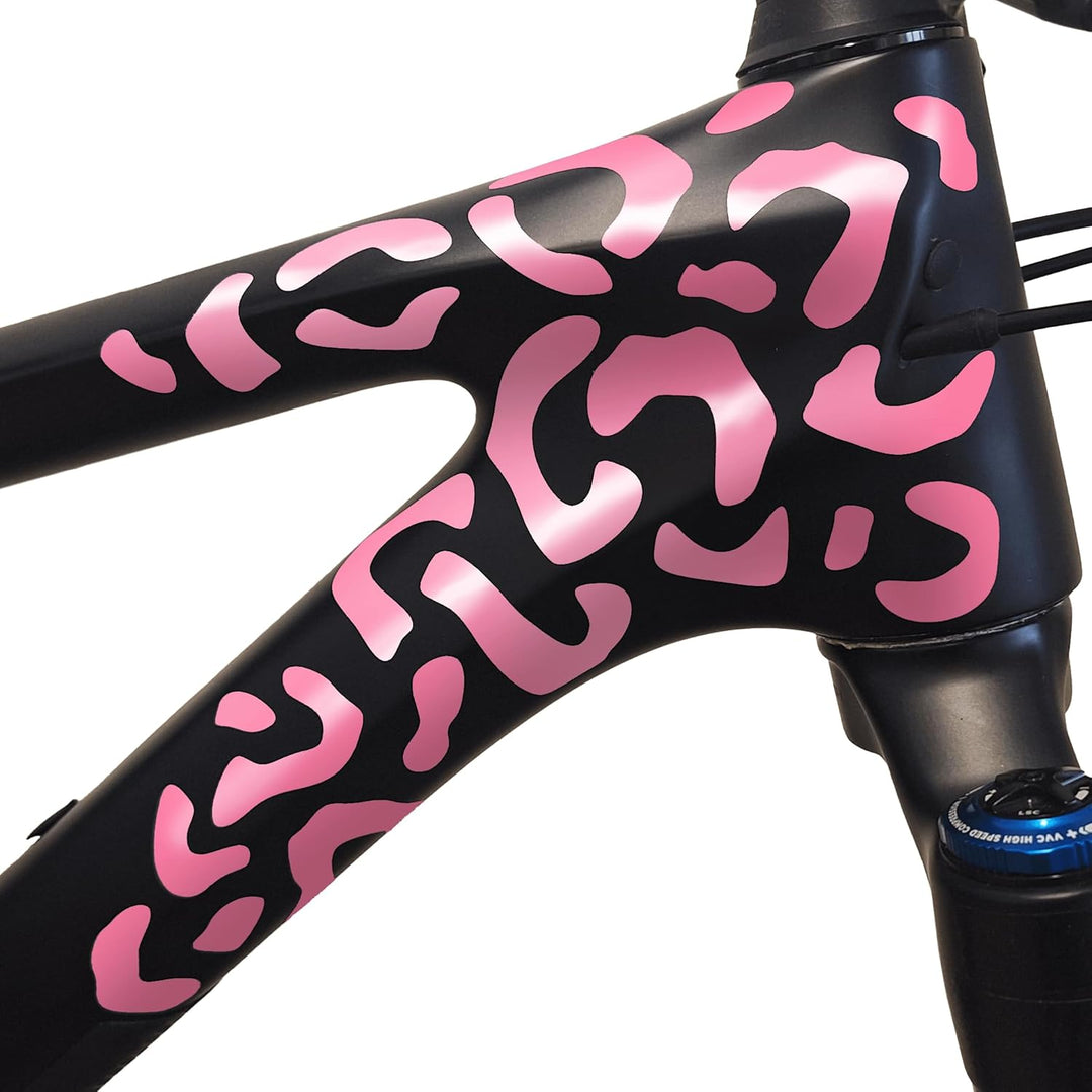 Riesel Design ® Fahrrad Aufkleber Set, 20 x 15 cm, Sticker Kit für Rahmen und Helme, Witterungsbestä