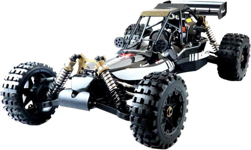 Amewi 22414 Pitbull X Evolution 2WD Desert Buggy 27ccm CY, 1:5, RTR, Schwarz