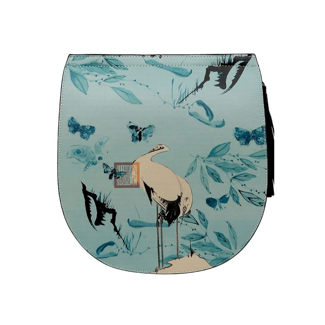 DOGO Ivy Bag - Vegane Damen Umhängetaschen - Handgefertigt Schultertaschen und Handtasche Storks, St