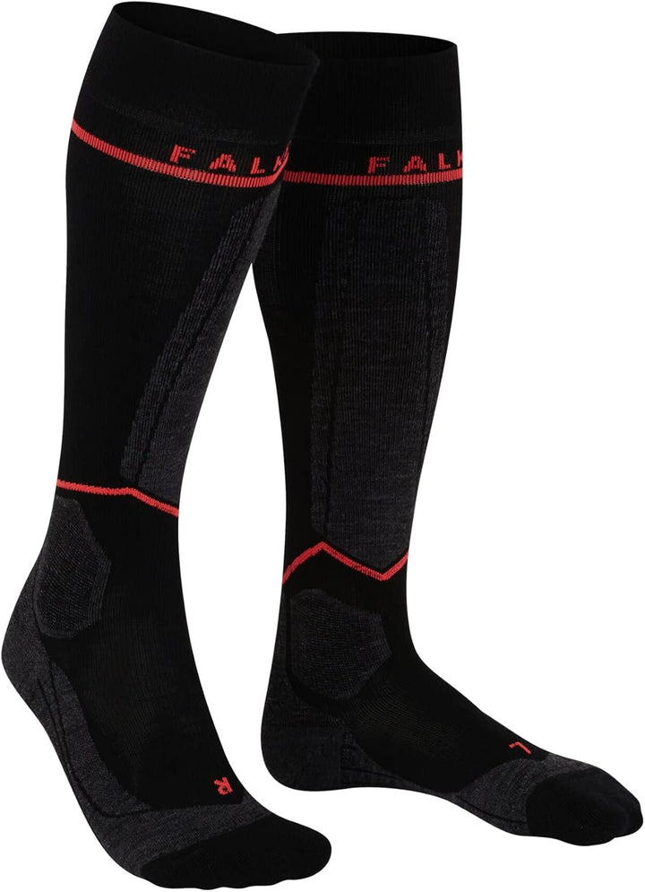 FALKE Damen SK Energizing Wool Skisocken ohne Polster ultradünn Skistrümpfe Kompression Wettkampf at