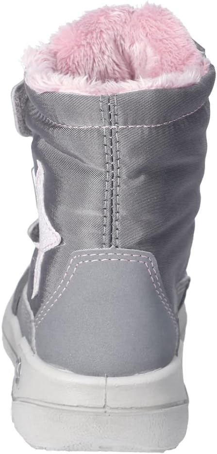 RICOSTA Mädchen Winterstiefel LAIZA | Kinder Boots | WMS:Mittel | RicostaTEX 27 EU Grau 460, 27 EU G