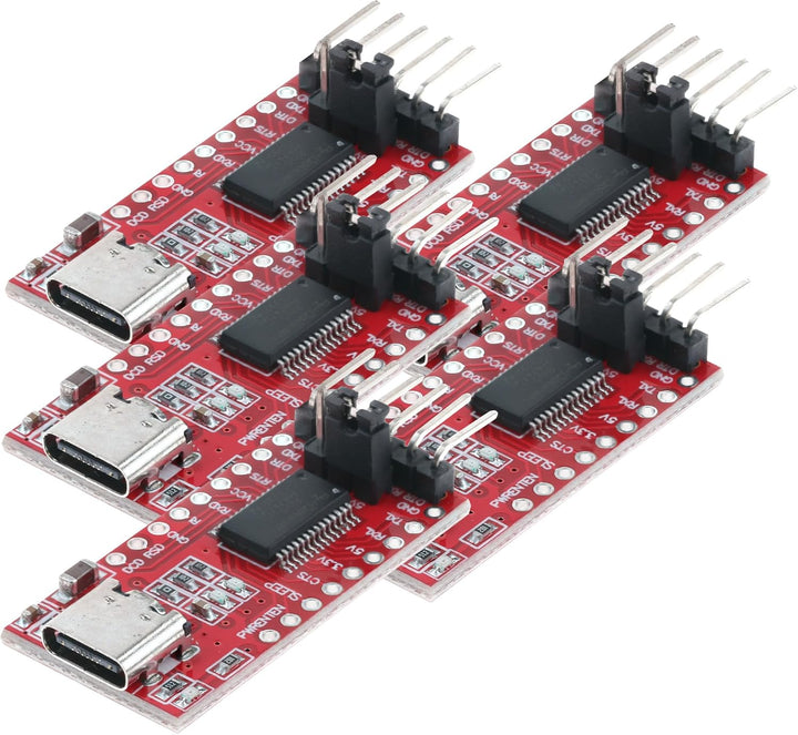 AZDelivery 5X USB-C zu TTL Serial Adapter für 3,3V und 5V kompatibel mit FT232RL kompatibel mit Ardu