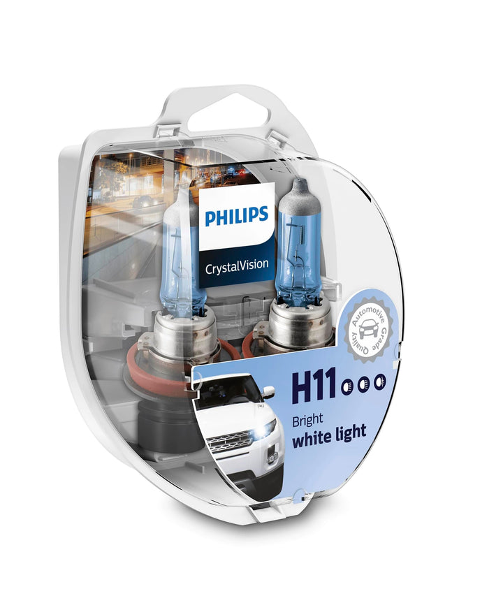 Philips CrystalVision 12362CVSM Auto-Glühbirne H11 55 W Halogen 900 lm, Silber