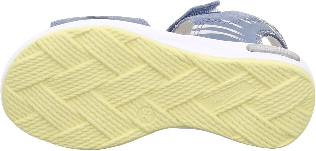 Superfit Mädchen Emily 1-006136 Sandale 25 EU Blau Gelb 8000, 25 EU Blau Gelb 8000