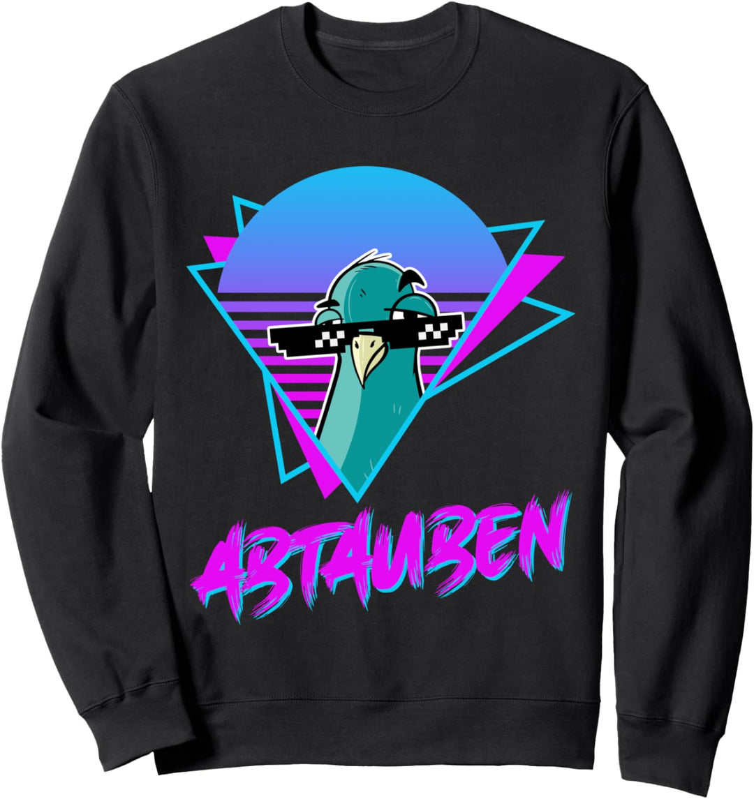 Abtauben Tauben Pigeoning Metalcore Taube Sonnen-Brille Sweatshirt