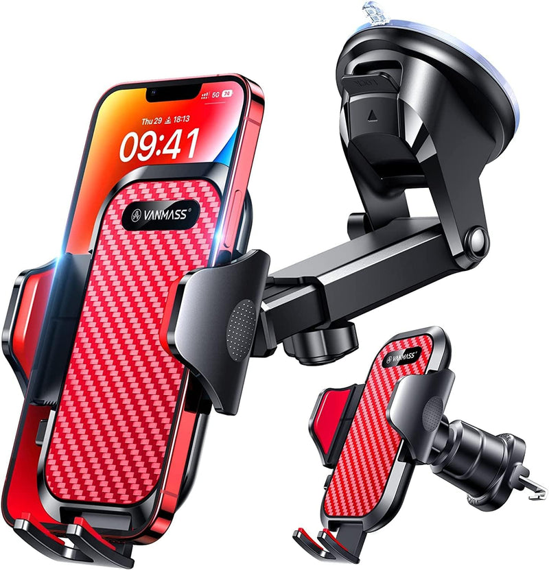 VANMASS Handyhalterung Auto Upgraded Handy Halterung Auto Verstellbarer Kfz Handyhalterung Lüftung &