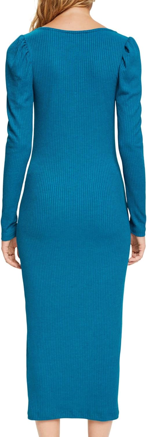 ESPRIT Damen Kleid, 455/Teal Blue