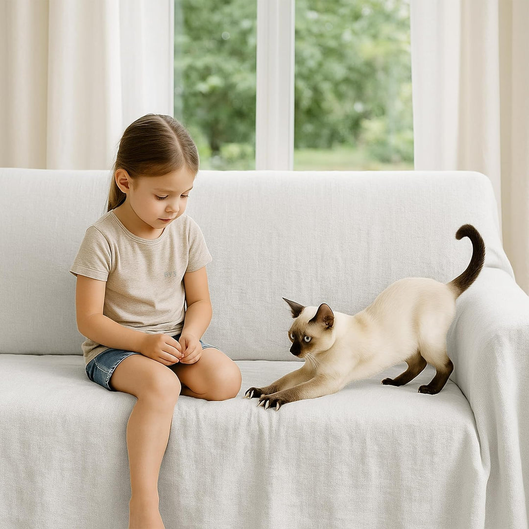 Byour3 - Bettüberwurf Bio-Baumwolle Gemischte Doppelbett Einzelbett Queen Size Bettdecke Sommer Früh
