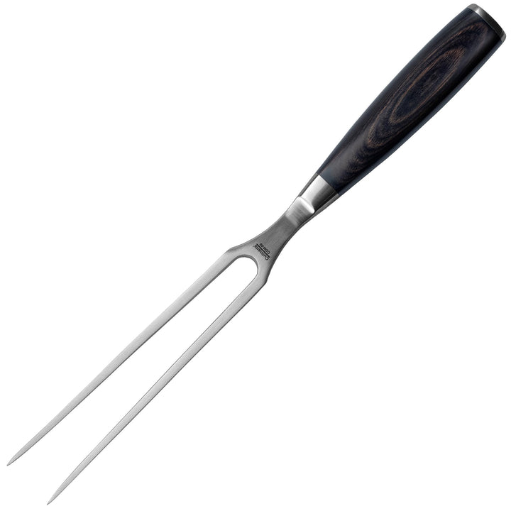 Culinaris Fleischgabel 19 cm aus Edelstahl – Robuste Tranchier- &amp; Bratengabel mit ergonomischem Pakk