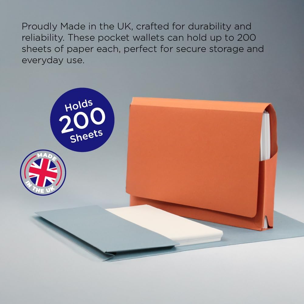 Guildhall Dokumentenmappe ganze Klappe 315 g/m² Kapazität 35 mm Folio-Format 50 Stück grün