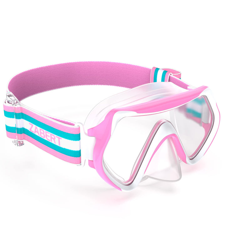 ZABERT M9 Kinder Taucherbrille,Kinder Schwimmbrille für 2 3 4 5 6 Jahre Jungen Mädchen, Prämie beque