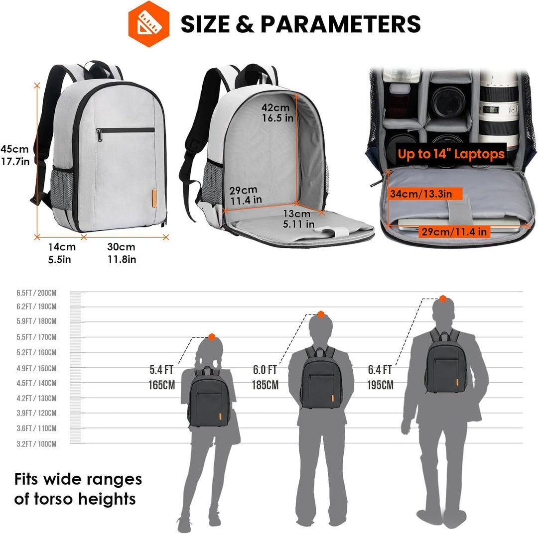 TARION Kamerarucksack Klein Fotorucksack Kameratasche: Kamera Rucksack Kompakt Kamerarucksäcke Leich